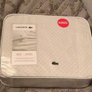 SOLD King Lacoste Sheets